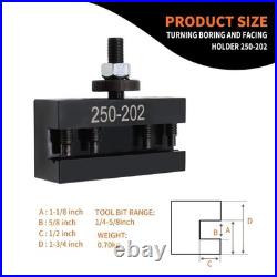 BXA Quick Change Tool Post Set Compatible with 250-222 Wedge Style Quick Chan