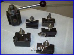 BXA Tool Post and Holders, Mostly Armstrong, with T-Bolt to fit Clausing 5900