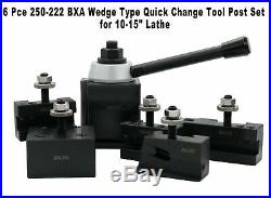 BXA Wedge Quick Change Tool Post 1 PC Tool Post and 5 PCS Tool Holder, Sold Out