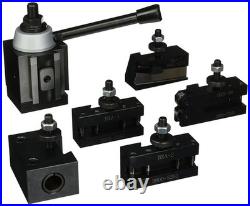 BXA Wedge Type Quick Change Tool Post Set 250-222, Tool Post for Mini Lathe S