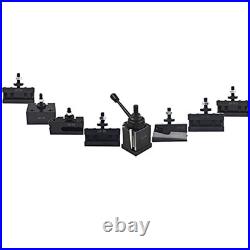 BXA Wedge Type Quick Change Tool Post Set 250-222, Tool Post for Mini Lathe Swing