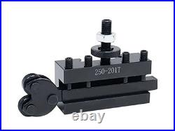 BXA Wedge Type Quick Change Tool Post Set 250-222, Tool Post for Mini Lathe Swing
