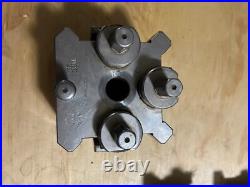 Boni AG Type 125 3 side QCTP Quick change tool post & 2 holders 18+ swing lathe Boni AG Type 125 3 side QCTP Quick change tool post & 2 holders 18+ swing lathe