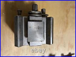 Boni AG Type 125 3 side QCTP Quick change tool post & 2 holders 18+ swing lathe Boni AG Type 125 3 side QCTP Quick change tool post & 2 holders 18+ swing lathe