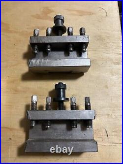 Boni AG Type 125 3 side QCTP Quick change tool post & 2 holders 18+ swing lathe Boni AG Type 125 3 side QCTP Quick change tool post & 2 holders 18+ swing lathe