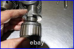 Bridgeport R8 Master Quick Change Tool Master & 2 Holders With Jacobs Chucks-E2897