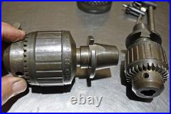 Bridgeport R8 Master Quick Change Tool Master & 2 Holders With Jacobs Chucks-E2897