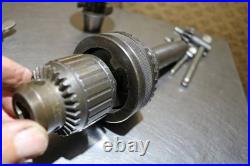 Bridgeport R8 Master Quick Change Tool Master & 2 Holders With Jacobs Chucks-E2897
