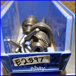 Bridgeport R8 Master Quick Change Tool Master & 2 Holders With Jacobs Chucks-E2897