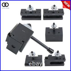 CA 250-444 Wedge Type Quick Change Tool Post Set 6Pcs for 14 20 Lathe Swing