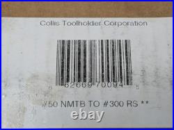 COLLIS TOOL NMTB50 Rotary Tool Holder Quick Change Master Hold RS300 70094
