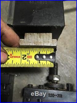 CXA Tool Post Set CNC Quick Change 13-18 Metal Lathe Holders 300 Series