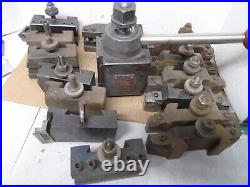 Dorian CA Quick Change Tool Post with large lot of holders Dorian CA Quick Change Tool Post with large lot of holders