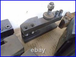 Dorian CA Quick Change Tool Post with large lot of holders Dorian CA Quick Change Tool Post with large lot of holders