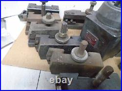 Dorian CA Quick Change Tool Post with large lot of holders Dorian CA Quick Change Tool Post with large lot of holders