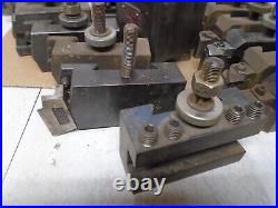 Dorian CA Quick Change Tool Post with large lot of holders Dorian CA Quick Change Tool Post with large lot of holders