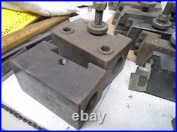 Dorian CA Quick Change Tool Post with large lot of holders Dorian CA Quick Change Tool Post with large lot of holders