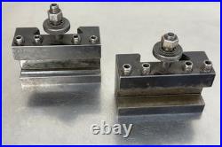 Dorian Lathe Tool Holder Quick Change D35CXA-1, D35CXA-2 Milled to 1 (Lot of 2)
