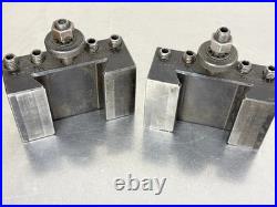 Dorian Lathe Tool Holder Quick Change D35CXA-1, D35CXA-2 Milled to 1 (Lot of 2)