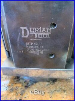 Dorian Quadra Quick Change CXA Lathe Tool Post 16-20 QITP40N +Holders Y102