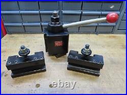 Dorian SD50DA quick change 2 station tool post D50DA-1 & D50DA-2 tool holders Dorian SD50DA quick change 2 station tool post D50DA-1 & D50DA-2 tool holders