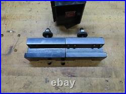 Dorian SD50DA quick change 2 station tool post D50DA-1 & D50DA-2 tool holders Dorian SD50DA quick change 2 station tool post D50DA-1 & D50DA-2 tool holders