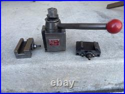 Dorian Sd35cxa Quick Change 2 Position Tool Post + 2 Holders Qitp35-1 & D-35-1-2 Dorian Sd35cxa Quick Change 2 Position Tool Post + 2 Holders Qitp35-1 & D-35-1-2