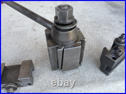 Dorian Sd35cxa Quick Change 2 Position Tool Post + 2 Holders Qitp35-1 & D-35-1-2 Dorian Sd35cxa Quick Change 2 Position Tool Post + 2 Holders Qitp35-1 & D-35-1-2