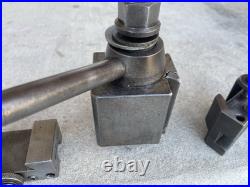 Dorian Sd35cxa Quick Change 2 Position Tool Post + 2 Holders Qitp35-1 & D-35-1-2 Dorian Sd35cxa Quick Change 2 Position Tool Post + 2 Holders Qitp35-1 & D-35-1-2