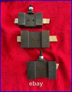 Dorian Tool Quick Change Extra Heavy Cut Off Blade Tool Holders (Qty 3)