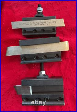 Dorian Tool Quick Change Extra Heavy Cut Off Blade Tool Holders (Qty 3)