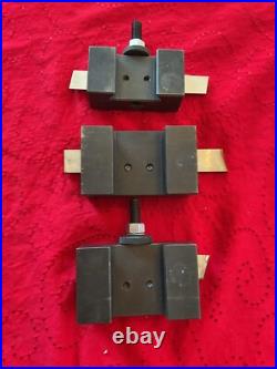 Dorian Tool Quick Change Extra Heavy Cut Off Blade Tool Holders (Qty 3)