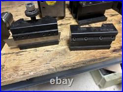 Dorian Tool SDN40CA Super 16 to 20 Lathe Quick Change Tool Post & 13 Holders