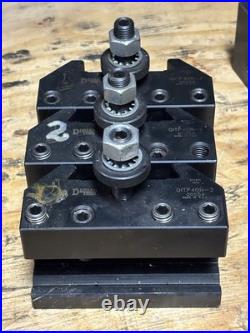 Dorian Tool SDN40CA Super 16 to 20 Lathe Quick Change Tool Post & 13 Holders