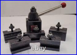 Dorian Tools SD35CXA Quick Change Tool Post with Holders 6 Piece Set