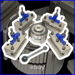 E5 40Position Quick Change Tool Post Kit For 200-400mm Lathe 8-16 Multifix New