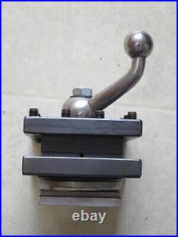 ENCO Lathe Tool Post Holder with 5 Quick Change Cutting Bit Holders EXCELLENT