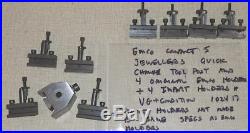 Emco Compact 5 Lathe Jeweller's Quick Change Tool Post & 8 Holders 102417