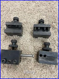 Enco Lathe Tool Holders Set-Quick Change, 30A, 30B, 30C, 30E-Very Nice Enco Lathe Tool Holders Set-Quick Change, 30A, 30B, 30C, 30E-Very Nice