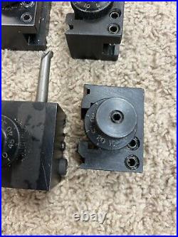 Enco Lathe Tool Holders Set-Quick Change, 30A, 30B, 30C, 30E-Very Nice Enco Lathe Tool Holders Set-Quick Change, 30A, 30B, 30C, 30E-Very Nice