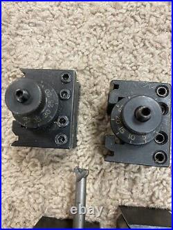 Enco Lathe Tool Holders Set-Quick Change, 30A, 30B, 30C, 30E-Very Nice Enco Lathe Tool Holders Set-Quick Change, 30A, 30B, 30C, 30E-Very Nice