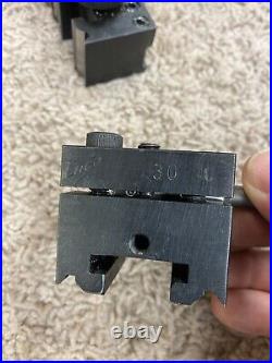 Enco Lathe Tool Holders Set-Quick Change, 30A, 30B, 30C, 30E-Very Nice Enco Lathe Tool Holders Set-Quick Change, 30A, 30B, 30C, 30E-Very Nice