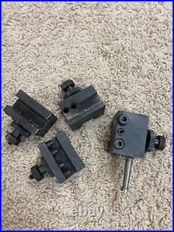 Enco Lathe Tool Holders Set-Quick Change, 30A, 30B, 30C, 30E-Very Nice Enco Lathe Tool Holders Set-Quick Change, 30A, 30B, 30C, 30E-Very Nice