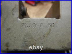 Enco Model E3 Quick Change Tool Holder Turret With E-3g Holder For Metal Lathe Enco Model E3 Quick Change Tool Holder Turret With E-3g Holder For Metal Lathe