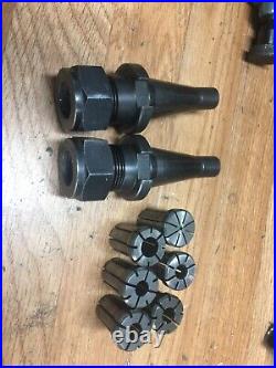 Erickson / Carboloy Pair Of Da 180 Collet Tool Holders Nmtb30 Quick Change