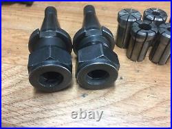 Erickson / Carboloy Pair Of Da 180 Collet Tool Holders Nmtb30 Quick Change