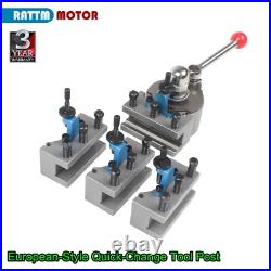 European-Style Quick Change Tool Post Kit Lathe Tool Holder Rest BV20-1 JY250G