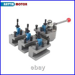 European-Style Quick Change Tool Post Kit Lathe Tool Holder Rest BV20-1 JY250G