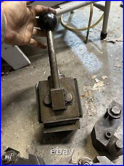 FIMS Quick Change Tool Post Size 5 Larger Metal Lathe Tool 3 Holders Machinist FIMS Quick Change Tool Post Size 5 Larger Metal Lathe Tool 3 Holders Machinist