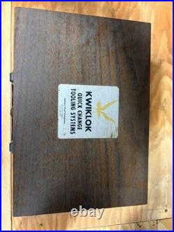 Falcon Kwiklok Quick Change Tooling System Complete Set with Case